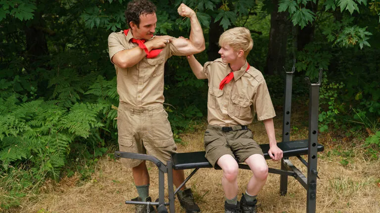 Work Out with the Twink Scout Boy